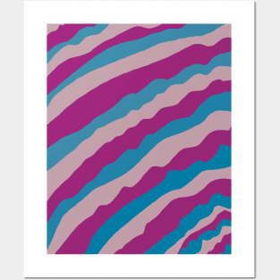 Purple Party Pattern Posters and Art